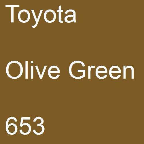 Toyota, Olive Green, 653.